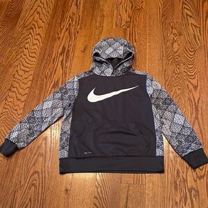 Nike gray hoodie Large
